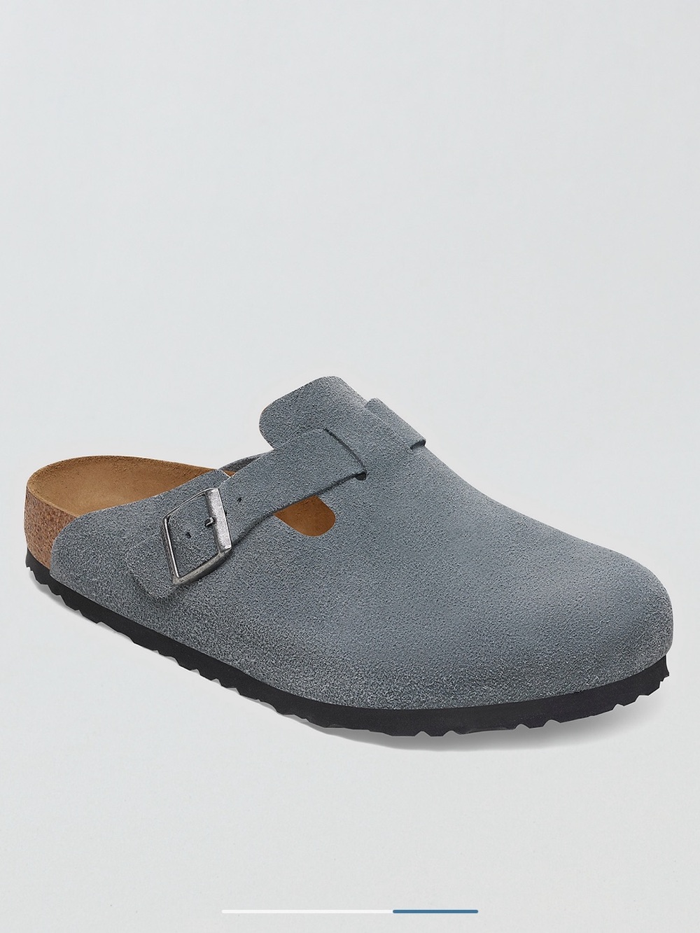 Birkenstocks Boston Clog Sz 41 Steel Blue